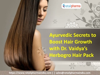 Dr. Vaidya's Herbogro Hair Pack Powder