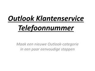 Maak een nieuwe Outlook-categorie in een paar eenvoudige stappen