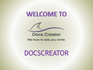 Docscreator – Free Online Document Creator