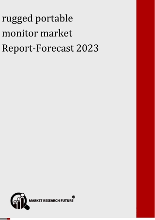 rugged portable monitor market