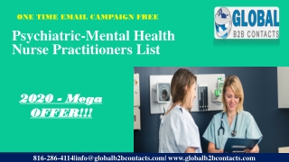 Psychiatric-Mental Health Nurse Practitioners List