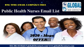 Public Health Nurses Email List