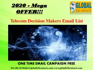 Telecom Decision Makers Email List