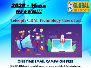 Teleopti CRM Technology Users List