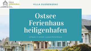 Luxuriöser Ostsee Ferienhaus  heiligenhafen zu vernünftigen Preisen - Villa Dünengras