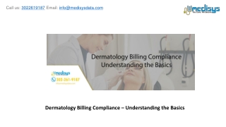 Dermatology Billing Compliance – Understanding the Basics