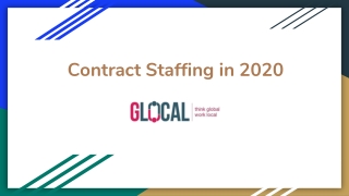 Contract Staffing in 2020