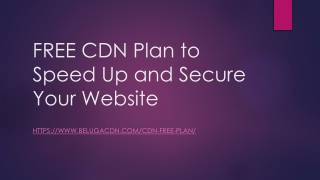 Which Provider Offers the Best CDN Free Plan?