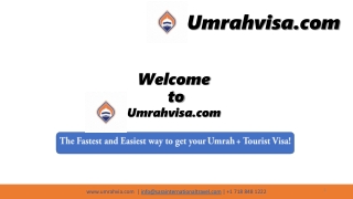 Umrah can be performed on e-visa - Best Umrah Visa Offers from USA and CANADA | Umrah Visa | UmrahVisa.com