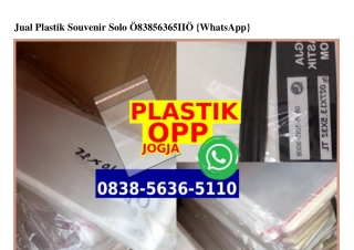 Jual Plastik Souvenir Solo Ö838.5636.511Ö[wa]