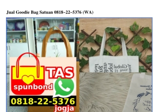 Jual Goodie Bag Satuan 0818·22·5376[wa]