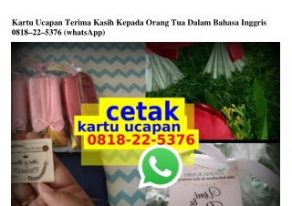 Kartu Ucapan Terima Kasih Kepada Guru Dalam Bahasa Inggris 0818•22•5376[wa]