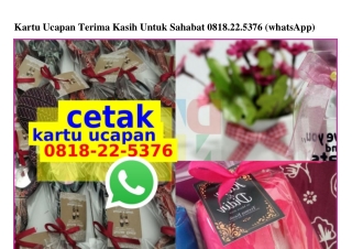 Kartu Ucapan Terima Kasih Untuk Sahabat 0818225376[wa]