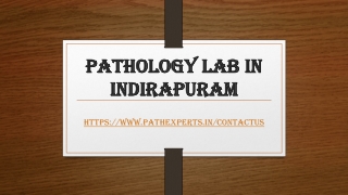 Pathology lab in Indirapuram