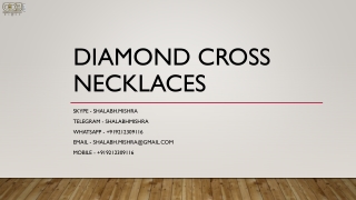 Diamond Cross Necklaces