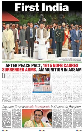 First India Gujarat For Gujarat Today Epaper 31 january 2020 edition