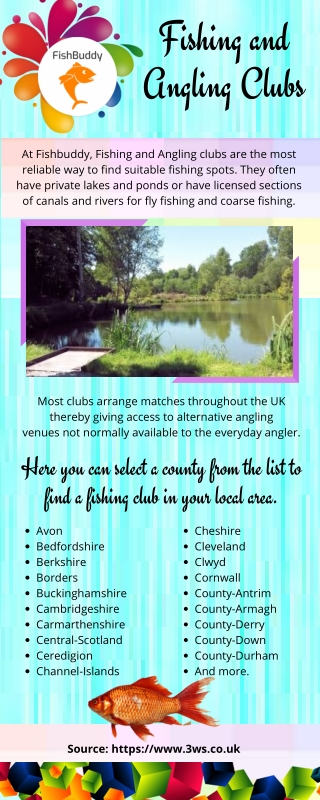 UK Fishing Clubs & Angling Shop | 3WS FishBuddy Directory