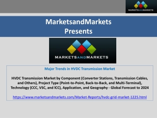 Major Trends in HVDC Transmission Market
