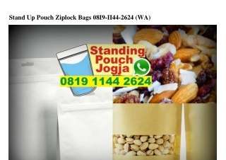 Stand Up Pouch Bags Packaging Ö819~1144~2624[wa]