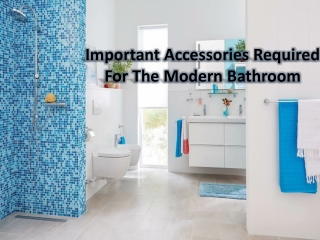 Which is the most suitable bathroom accessories for luxury trends in 2020?