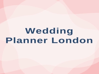 Wedding Planner London