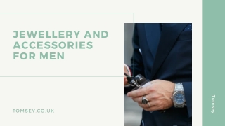 Order Best Men's Designer Jewellery - Tomsey