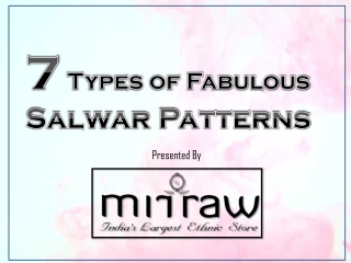 Beautiful Salwar kameez Designes || Mirraw Collection