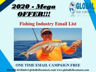 Fishing Industry Email List