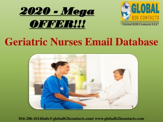 Geriatric Nurses Email List