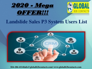Landslide Sales P3 System Users List