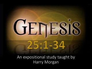 Generations of Ishmael & Isaac - Genesis 25:1 34