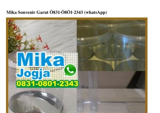 Mika Souvenir Garut O831O8O12343[wa]