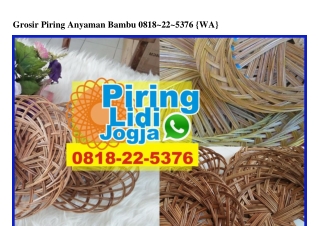 Grosir Piring Anyaman Bambu Ö8I8225376[wa]