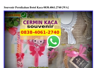 Souvenir Pernikahan Botol Kaca 0838•4061•2740[wa]