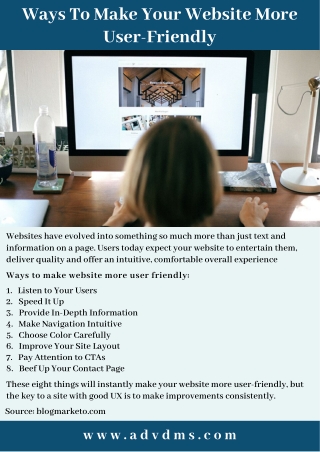 Ways To Make Your Website More User-Friendly
