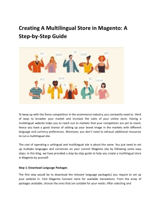 Creating A Multilingual Store in Magento: A Step-by-Step Guide