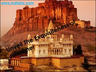 Unveil The Exquisiteness Of Jaisalmer