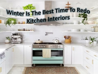 The latest decorating ideas for redesigned kitchen