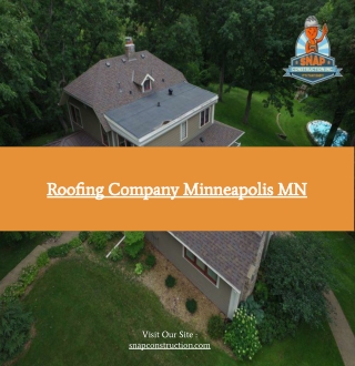 Roofing Company Minneapolis MN