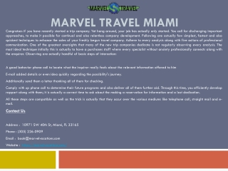 Marvel Travel Miami