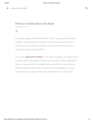 About Adderall - History, Dosage & Side Effects » Adderall Wiki