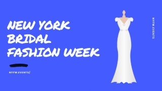 Womens Bridal Fashion Week Shows New York  