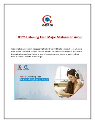 Useful Tips to Ace the IELTS Listening Test