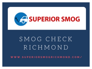 smog check richmond