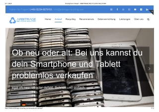 Smartphone Ankauf - ARBITRAGE RECYCLING SOLUTION