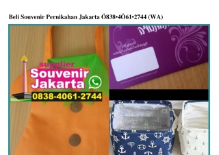 Beli Souvenir Pernikahan Jakarta Ô8384Ô612744[wa]