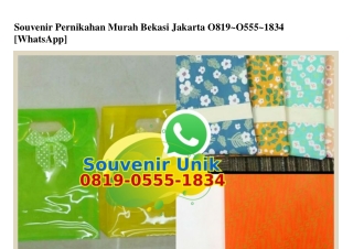 Souvenir Pernikahan Murah Bekasi Jakarta O8I9–O555–I834[wa]