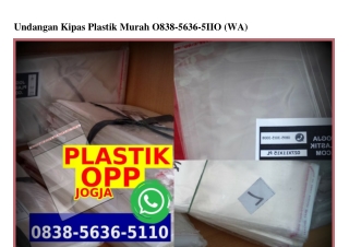 Undangan Kipas Plastik Murah 0838–5636–5110[wa]