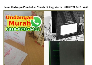 Pesan Undangan Pernikahan Murah Di Yogyakarta Ô818_Ô771_6413[wa]