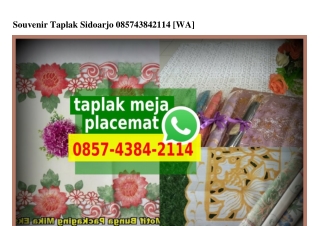 Souvenir Taplak Sidoarjo Ô857.4384.2114 {WhatsApp}